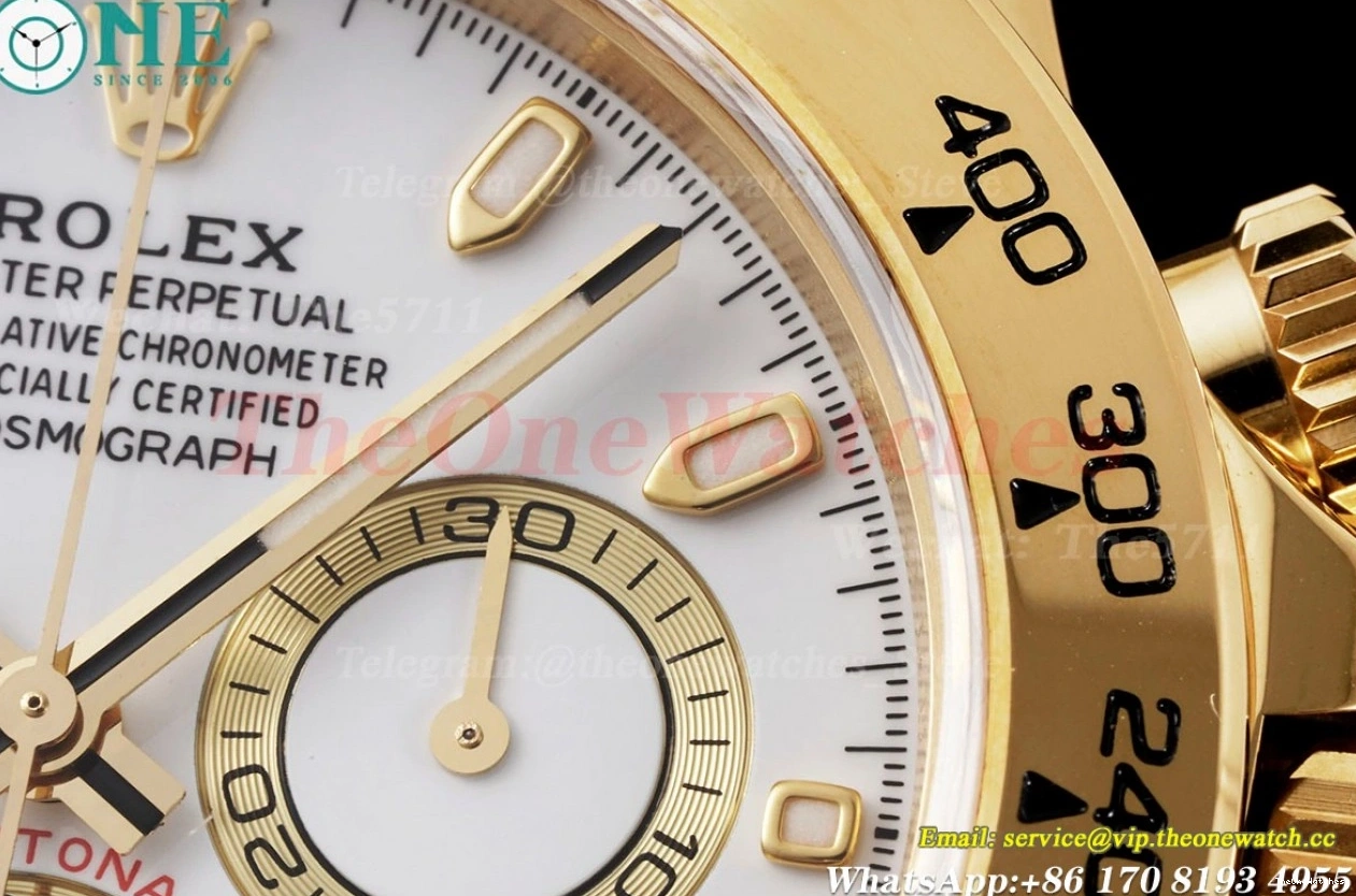 White KING 116508 40mm Daytona Stk YG YG SA4130 0112